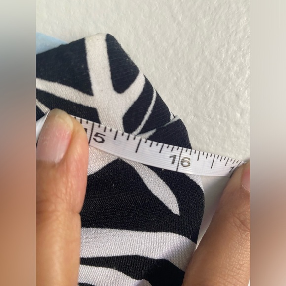 VINTAGE STRAPLESS MAXI BLACK WHITE FLORAL DRESS BY WHITE HOUSEBLACK MARKETSIZE M - Picture 8 of 8